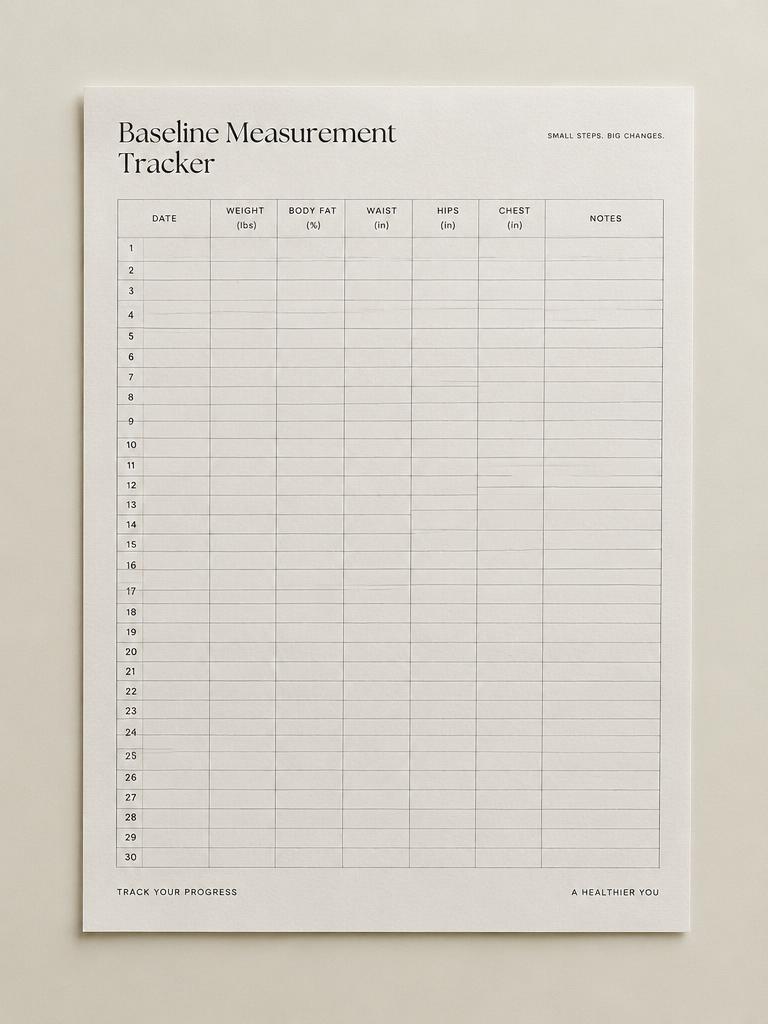The Baseline Measurement Tracker